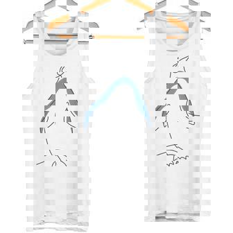 ワンライン キングペンギン エンペラーペンギン シーバード ぺんぎん タンクトップ - Kawaiitshirt