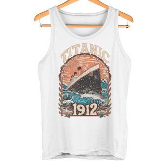 ヴィンテージ 1912年4月 Rms タイタニック アンティーク調クルーズデザイン タンクトップ - Kawaiitshirt