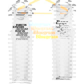 ヴィンテージ 70年代 ブルーグラス タイポグラフィ レトロ バイブ タンクトップ - Kawaiitshirt