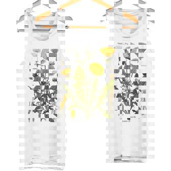 ヴィンテージ タンポポ チャート タンポポポ ボタニカル タンクトップ - Kawaiitshirt