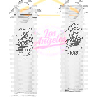 ヴィンテージ ロサンゼルス エンゼルス カリフォルニア レッドテキスト タンクトップ - Kawaiitshirt