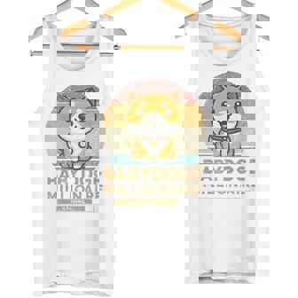 ヴィンテージ 面白い Baby Doge Millionaire Miner Baby Doge 長袖tシャツ タンクトップ - Kawaiitshirt