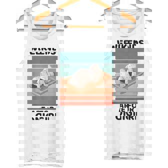 ヴィンテージおにぎりフードラバーウィークエンドはおにぎり好きの為 タンクトップ - Kawaiitshirt