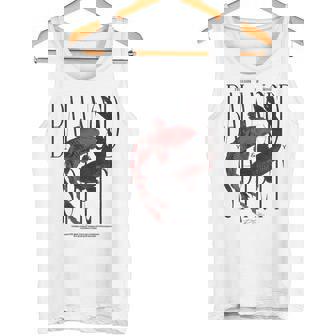ヴィンテージグラフィティ錦鯉魚バックプリント鯉鯉 タンクトップ - Kawaiitshirt