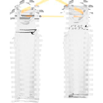 ヴィンテージフェンシング図面、フェンシング剣、レトロフェンサーデザイン。 タンクトップ - Kawaiitshirt