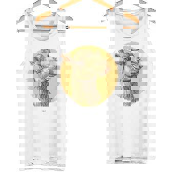 ヴィンテージラクダのイラスト 長袖tシャツ タンクトップ - Kawaiitshirt