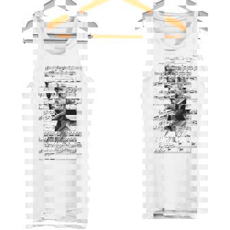ヴォルフガング・アマデウス・モーツァルト 作曲家 ピアニスト モーツァルト 楽譜 タンクトップ - Kawaiitshirt