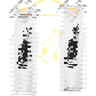 三毛猫ポートレート かわいい三毛猫 三毛猫好き タンクトップ - Kawaiitshirt