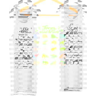 世界のカエル カエル タンクトップ - Kawaiitshirt