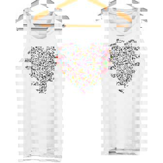 世界国旗 ハート 国旗 旅行 トラベラー タンクトップ - Kawaiitshirt