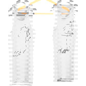 乗馬用シャツ フランス語の言葉 Le Cheval タンクトップ - Kawaiitshirt