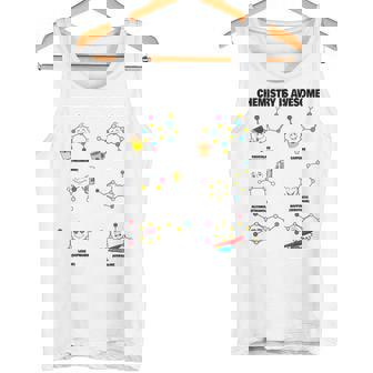 化学は素晴らしいです。面白いカワイイ化学分子 タンクトップ - Kawaiitshirt