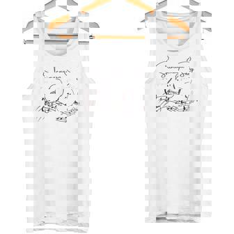 北海道の歌う小鳥 シマエナガ 音符 音楽好き 指揮者 可愛い タンクトップ - Kawaiitshirt