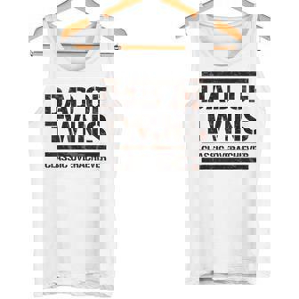 双子の父 父の日 双子のお父さん おもしろい 双子の父 タンクトップ - Kawaiitshirt