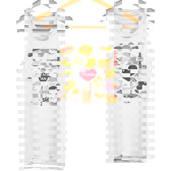 台湾の味 グルメ 国旗 ローカルフード 長袖tシャツ タンクトップ - Kawaiitshirt