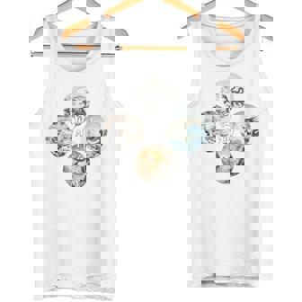 四神 青龍 白虎 朱雀 玄武 四象 東西南北 バックプリント タンクトップ - Kawaiitshirt