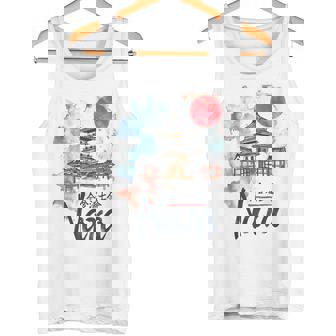 奈良 日本 市街地 旅行 お土産 和 水彩 行楽 タンクトップ - Kawaiitshirt