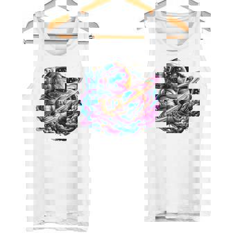 宇宙飛行士 惑星 科学 メンズ 宇宙 アート 宇宙飛行士 長袖tシャツ タンクトップ - Kawaiitshirt