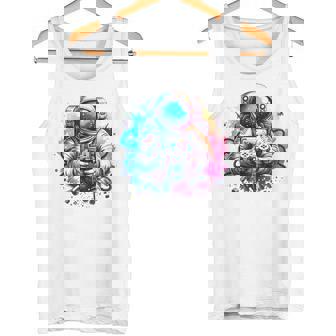 宇宙飛行士宇宙ギフト 科学ギフト 面白い宇宙ゲーマー タンクトップ - Kawaiitshirt