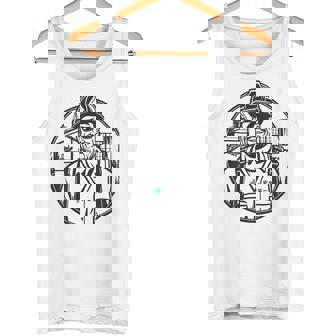 安全に働くおじさん 安全第一 作業員 タンクトップ - Kawaiitshirt