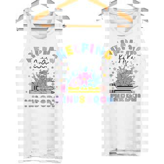 小さな心の成長を助ける ワイルドフラワー 幼稚園 先生 タンクトップ - Kawaiitshirt