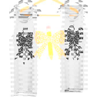 弓鉛筆 ヒョウ柄 初日 新学期 長袖tシャツ タンクトップ - Kawaiitshirt