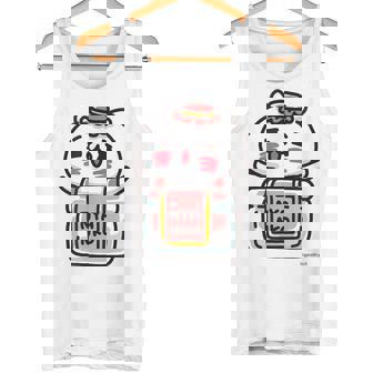 愛しすぎて大好きすぎる。ペアデザイン にゃんこジャム タンクトップ - Kawaiitshirt