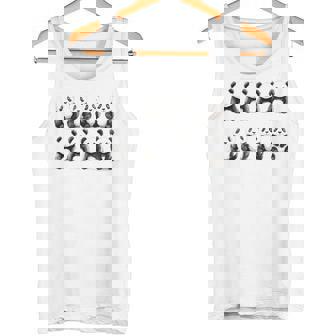 愛らしいパンダ柄かわいい動物デザイン 長袖tシャツ タンクトップ - Kawaiitshirt