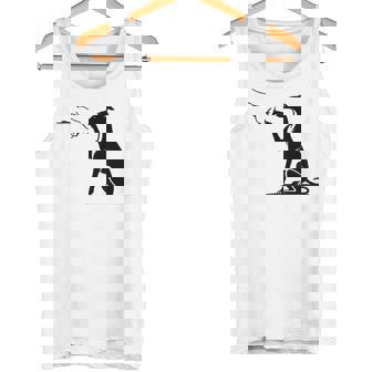 手を持つかわいいウィペット、ウィペットのママ タンクトップ - Kawaiitshirt