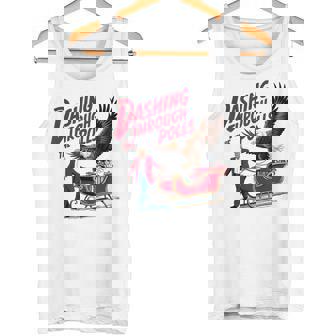 投票を駆け抜ける 面白い選挙結果 トランプ クリスマス タンクトップ - Kawaiitshirt