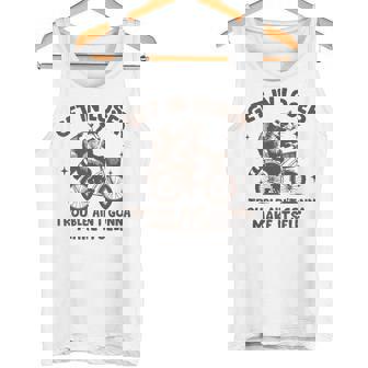 敗者トラブルに巻き込まれてもラクーンポッサムにはならない タンクトップ - Kawaiitshirt