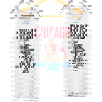 教皇レオンxiv 2025 – シカゴ初のアメリカ教皇デザイン タンクトップ - Kawaiitshirt