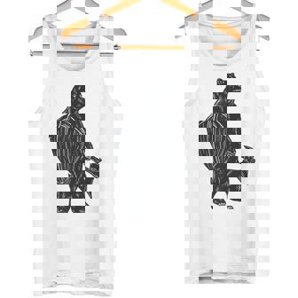 斧と盾を持った熊 中世の熊 バイキング タンクトップ - Kawaiitshirt