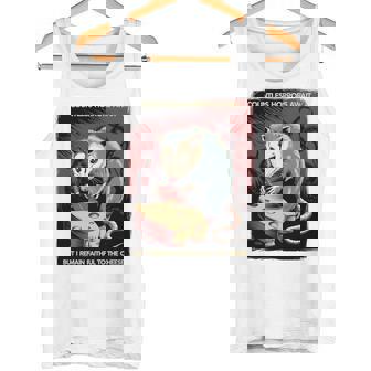 日本ホラーオポッサムアニメ レトロ 数え切れないほどの恐怖が待ち受けている 長袖tシャツ タンクトップ - Kawaiitshirt