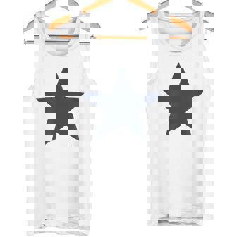 星 星柄 メンズ レディース ブランド おしゃれ かっこいい かわいい プリント 大きサイズ 紺 春夏 ブルーステラ タンクトップ - Kawaiitshirt