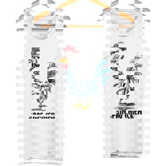 春のチキンチキンポゴスティックファニーチキン タンクトップ - Kawaiitshirt