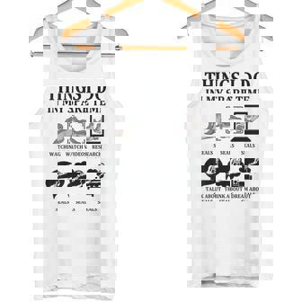 暇つぶし アザラシ 海 シーライフ かわいい 海 動物好き タンクトップ - Kawaiitshirt