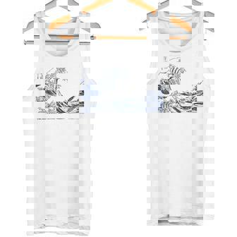 有名ヴィンテージアート グレートウェーブ 葛飾北斎 おしゃれ タンクトップ - Kawaiitshirt
