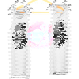 桜 さくら 芸者 富士山 日本のグラフィック タンクトップ - Kawaiitshirt