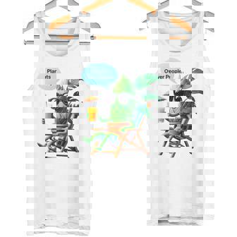 植物より人間 長袖tシャツ タンクトップ - Kawaiitshirt