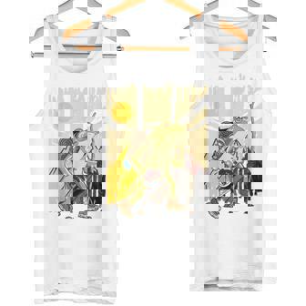 楽しいカエル ハイキングと登山愛好家 タンクトップ - Kawaiitshirt