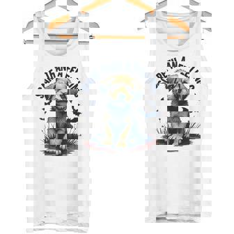 気持ちより怖い愛らしい子犬 タンクトップ - Kawaiitshirt