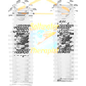 海水療法士ジェットスキー愛好家 タンクトップ - Kawaiitshirt