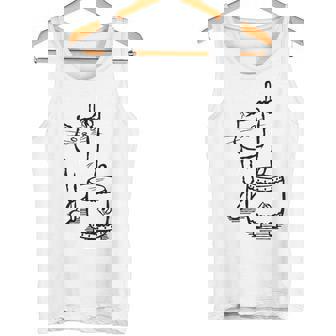 猫ねこネコ和太鼓お祭り タンクトップ - Kawaiitshirt