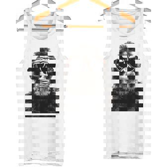 猿の恋人 アート 図面 動物 抽象 グラフィック 猿 タンクトップ - Kawaiitshirt