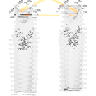 白い天使の羽自由守護天使 タンクトップ - Kawaiitshirt