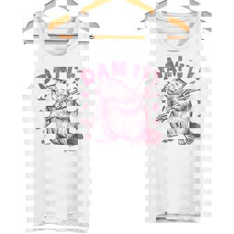 皮肉なビーバー タンクトップ - Kawaiitshirt