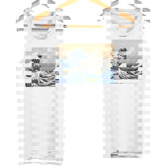 神奈川沖大波 北斎 日本美術 タンクトップ - Kawaiitshirt
