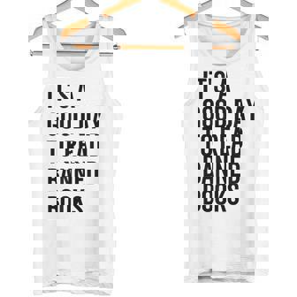 禁止された本を読むのに良い日だ面白いヴィンテージ タンクトップ - Kawaiitshirt