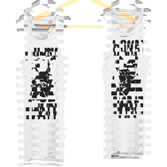 私がしたいことをする フレンチブルドッグ フレンチドッグ 犬 飼い主 犬 ギフト タンクトップ - Kawaiitshirt